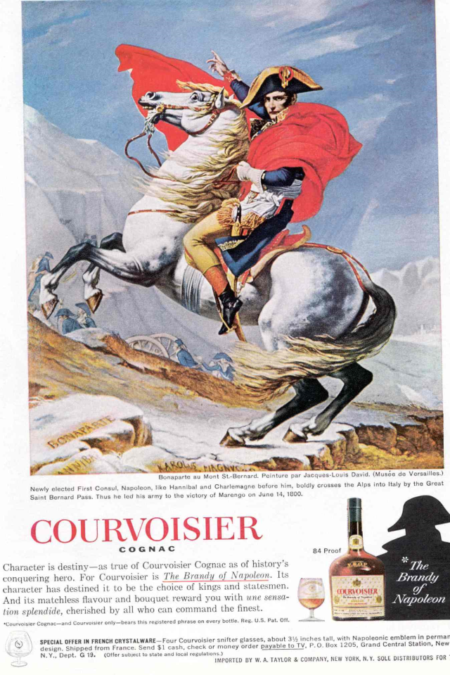 Napoléon et le cognac Courvoisier