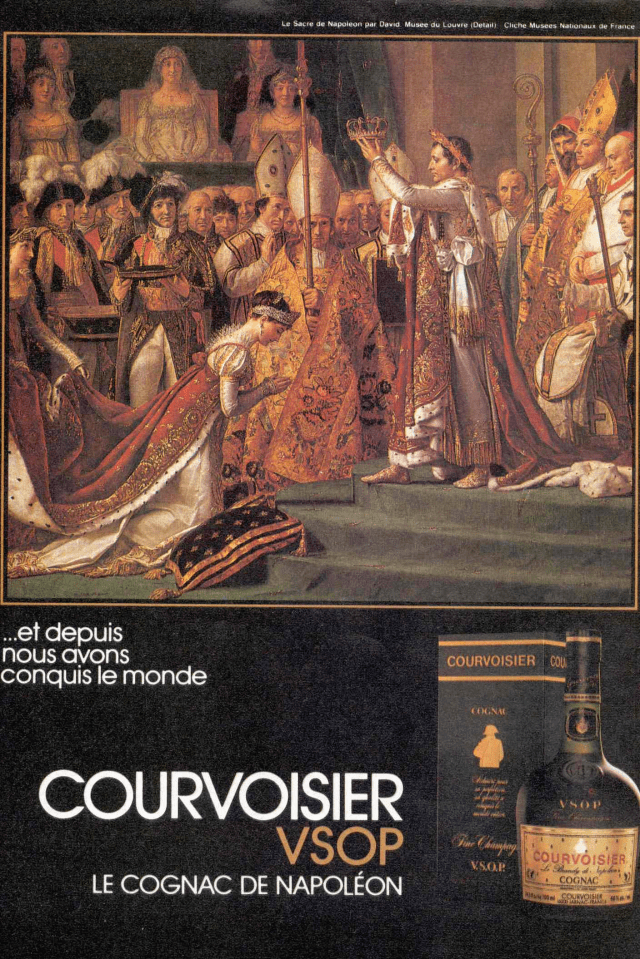 Napoléon et le cognac Courvoisier