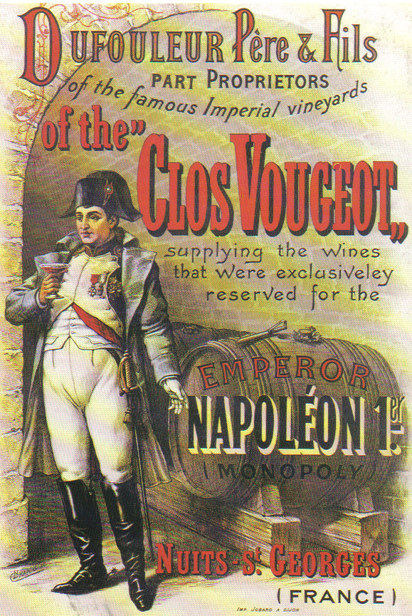 Napoléon et le vin Dufouleur Père &amp; Fils