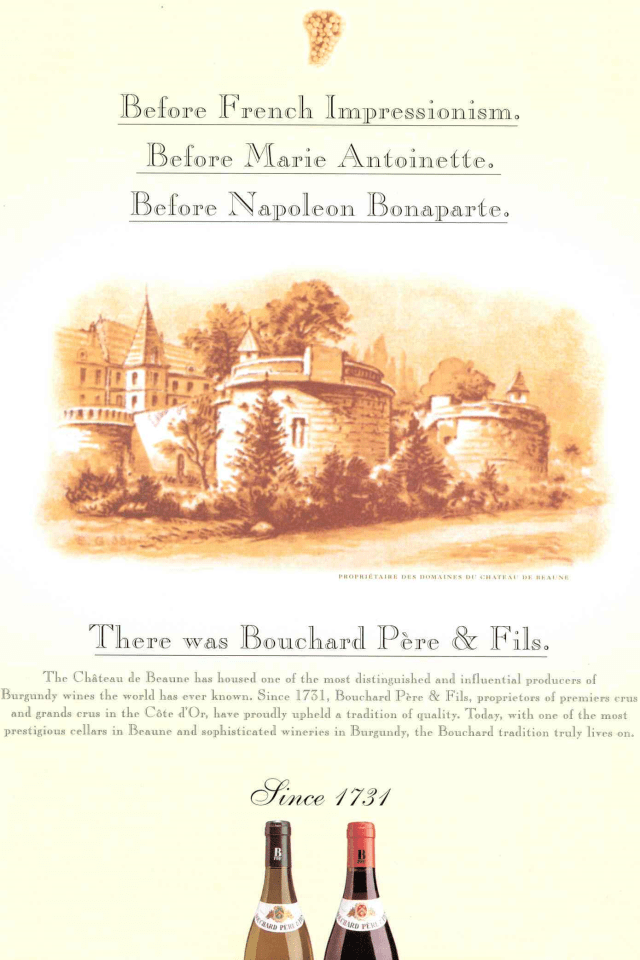 Napoléon et le vin Bouchard Père &amp; Fils