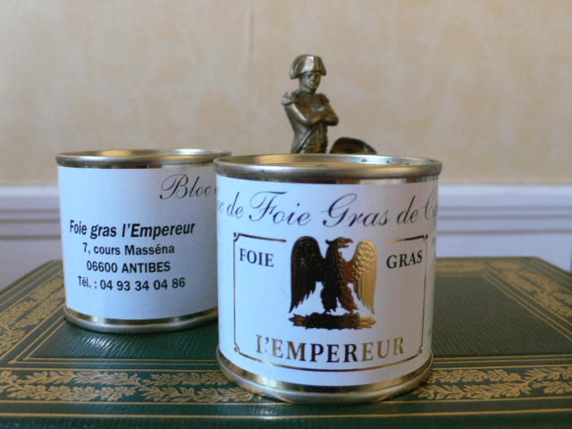 Napoléon et bloc de foie gras