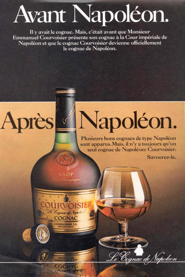 Napoléon et le cognac Courvoisier
