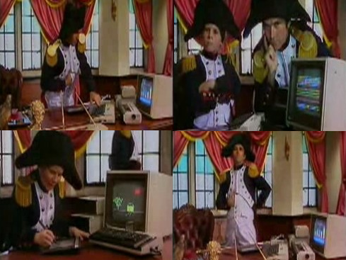 Napoléon et l'ordinateur Atari 800XL