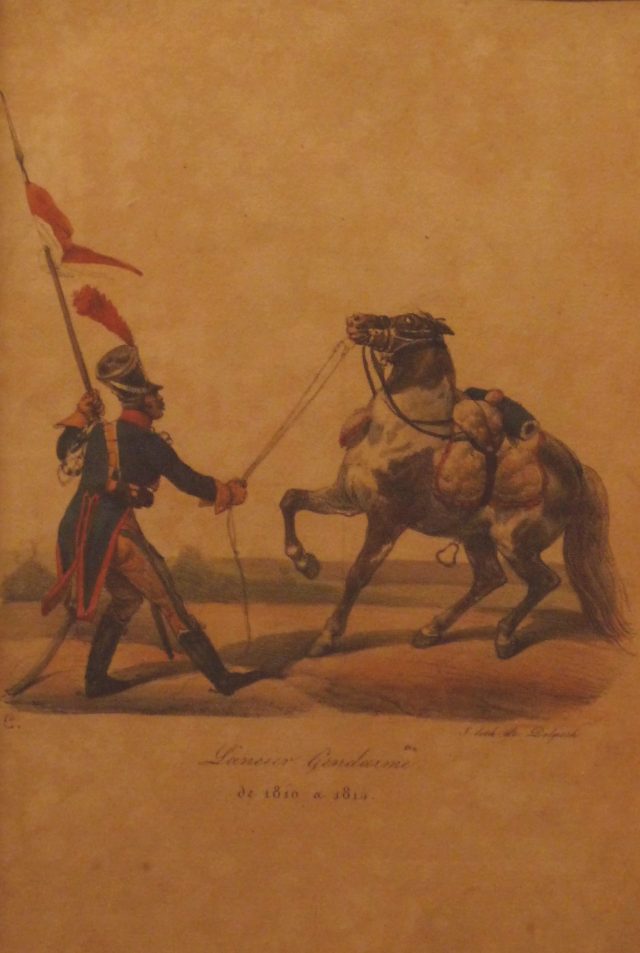 Lancier gendarme en Espagne en 1812