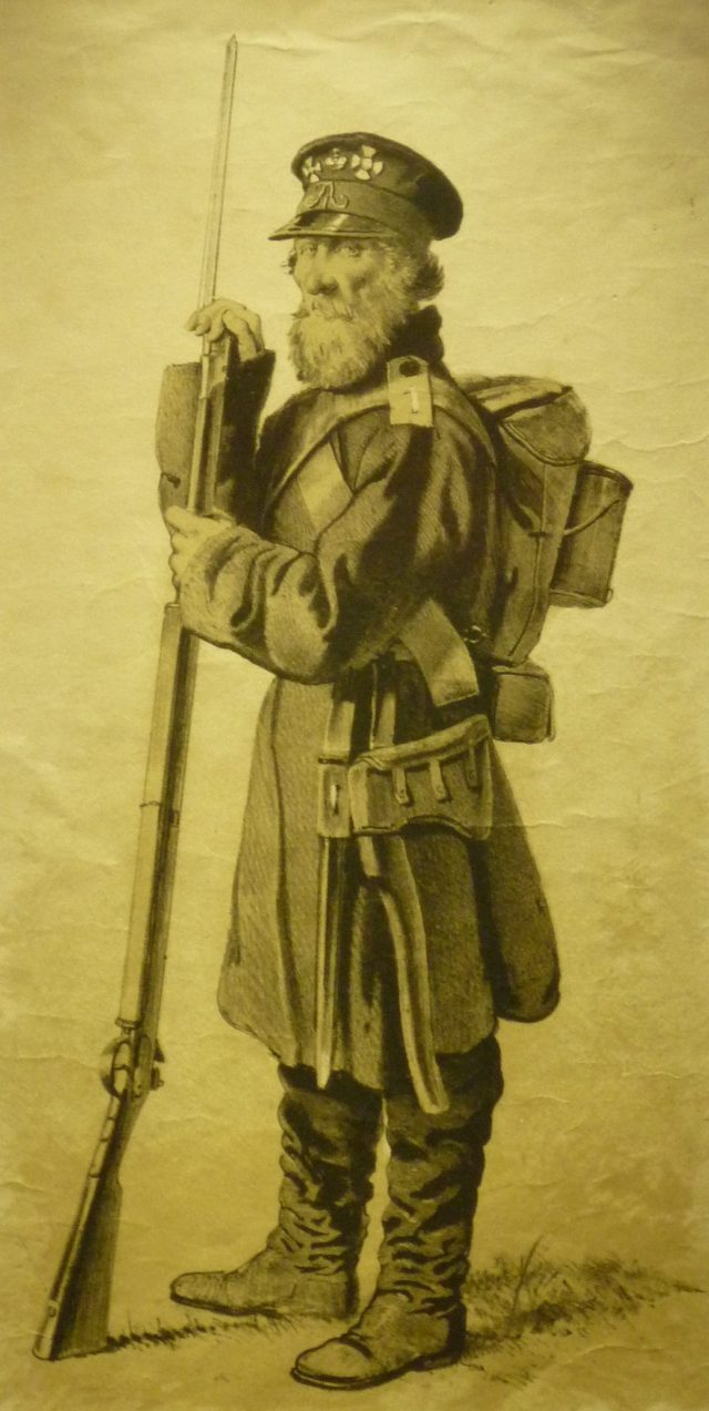 Matveyef, guisarmier de la milice du gouvernement de Saint-Pétersbourg